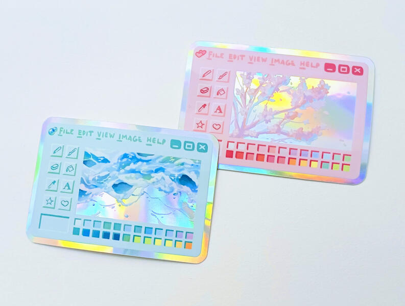 Paint Program Sticker